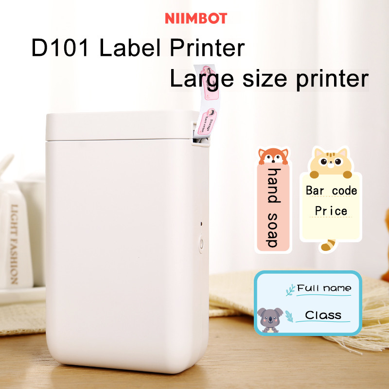 Jual NIIMBOT D101 Mini Pocket Thermal Label Printer Label Maker All in ...