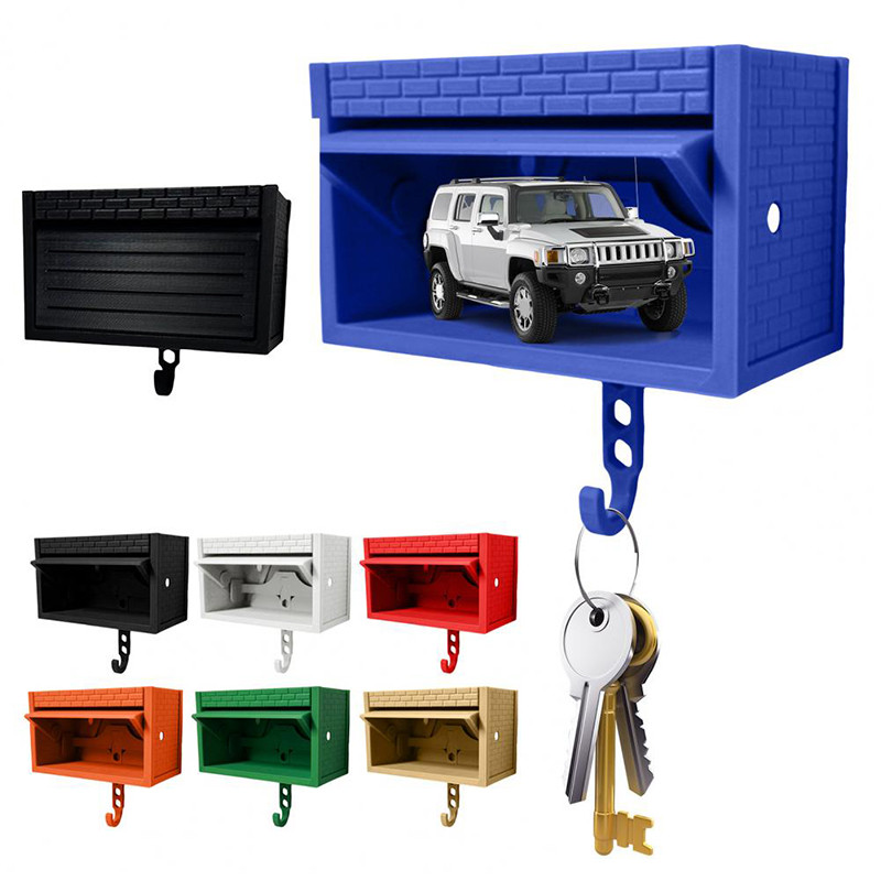 Jual Creative 3D Printed Car Garage Key Holder With Opening Door Wall ...
