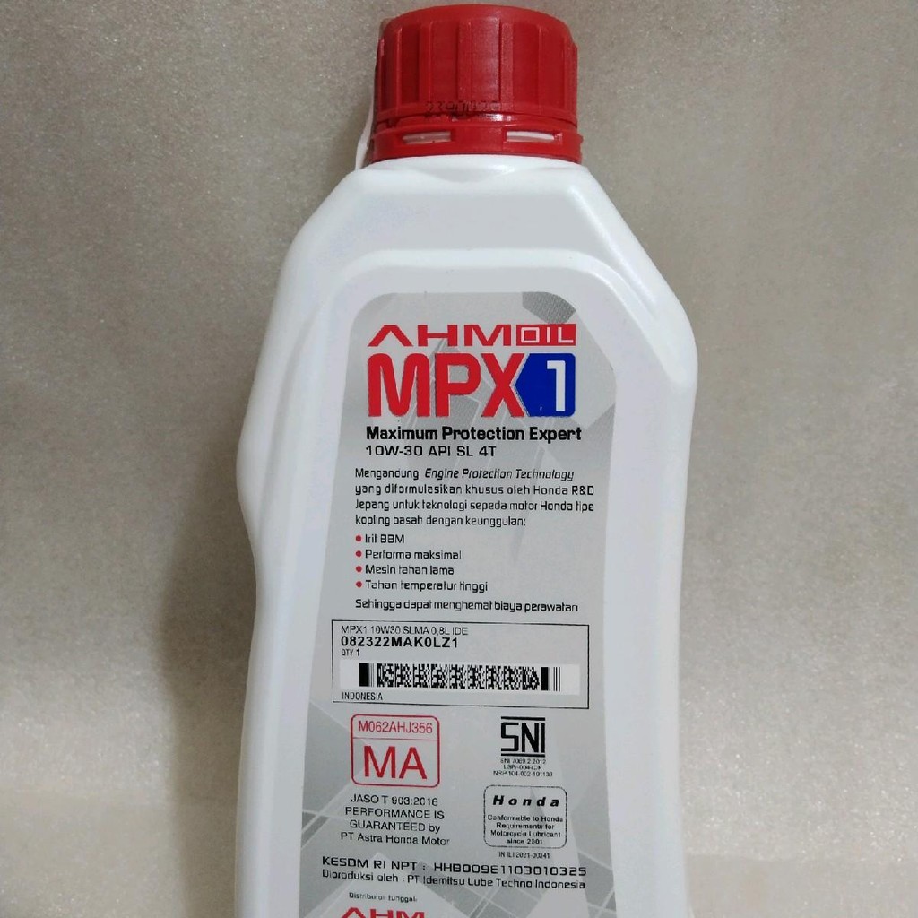 Jual OIL OLI MPX 1 0,8 LTR | Shopee Indonesia