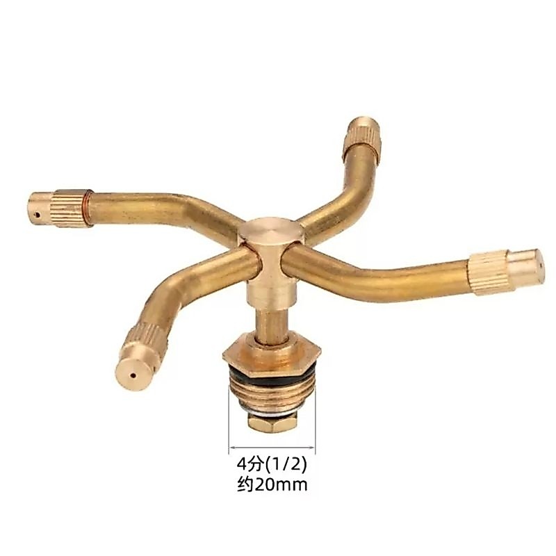 [READY STCOK] Kepala Sprinkler 1/2 Inch Alat Penyiraman Tanaman Otomatis 360 Derajat Kuningan Sprinkler Air