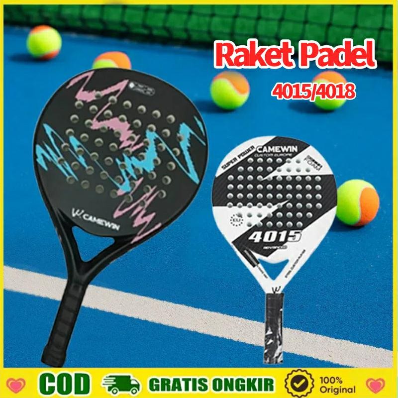 Jual [COD] Raket Padel Hybrid Carbon Fiberglass Teardrop Original Padel ...