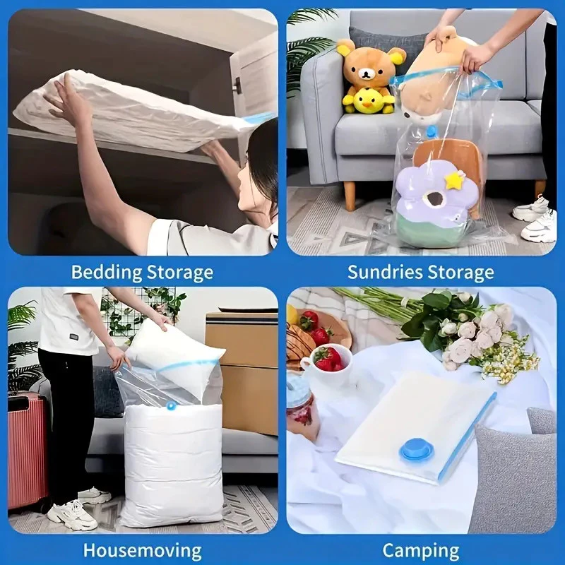 TaffPACK Kantong Plastik Pakaian Vacuum Bag 70x50cm - YK-1000