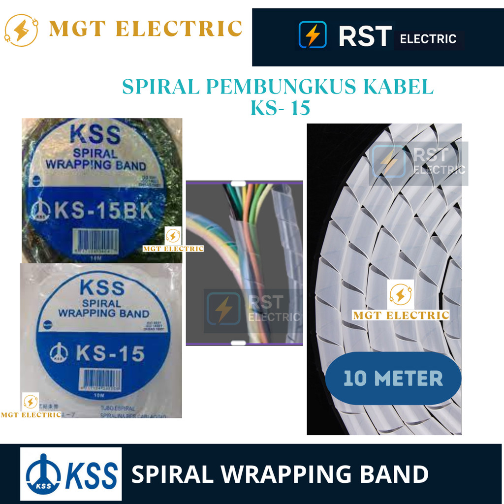 Jual Spiral Pembungkus Kabel / Kabel Spiral KSS KS-15 Spiral Cable KSS ...