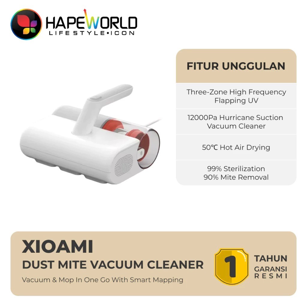 Jual Xiaomi Dust Mite Vacuum Cleaner - GARANSI RESMI | Shopee Indonesia