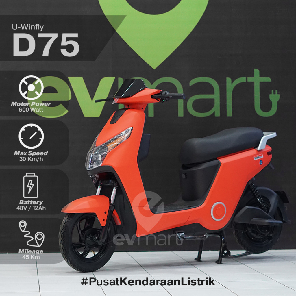 Jual SEPEDA LISTRIK U-WINFLY D65 / U-WINFLY D75 / EVOLITE SMASH / GODA ...