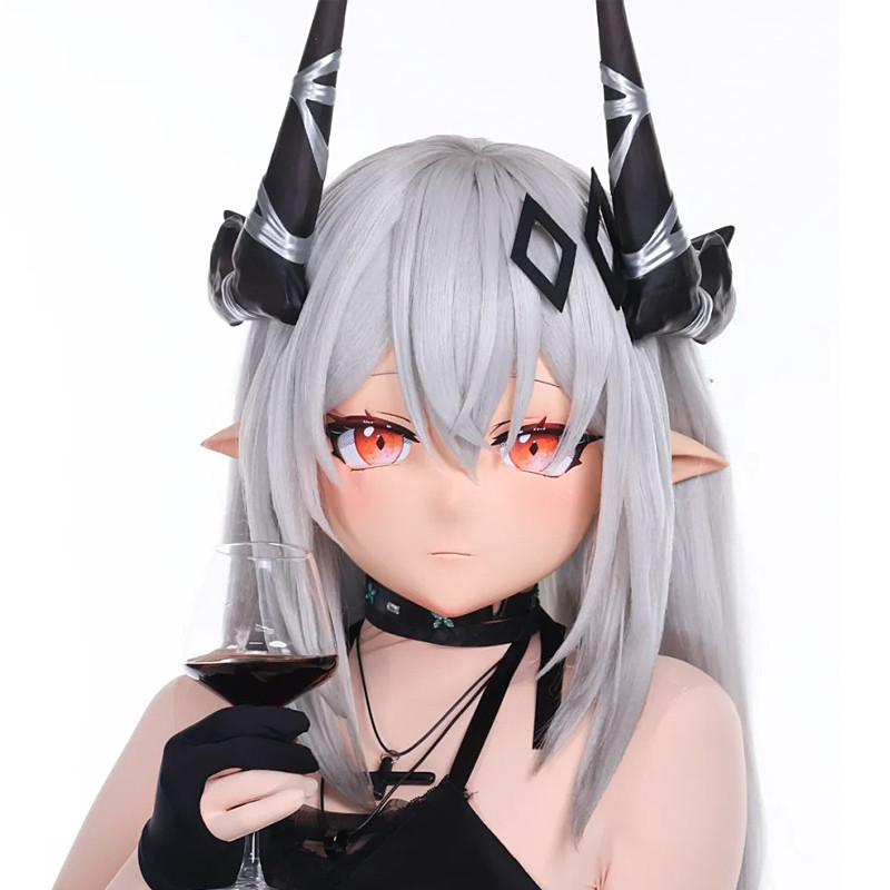 Jual Anime figures Full headband lock Resin Customize Female/Girl ...