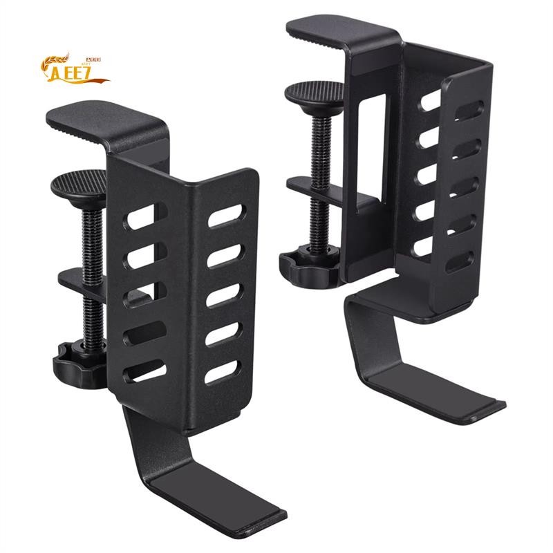 Jual AEE7-Desk Side Vertical Laptop Stand,No Drill Laptop Desktop Mount ...