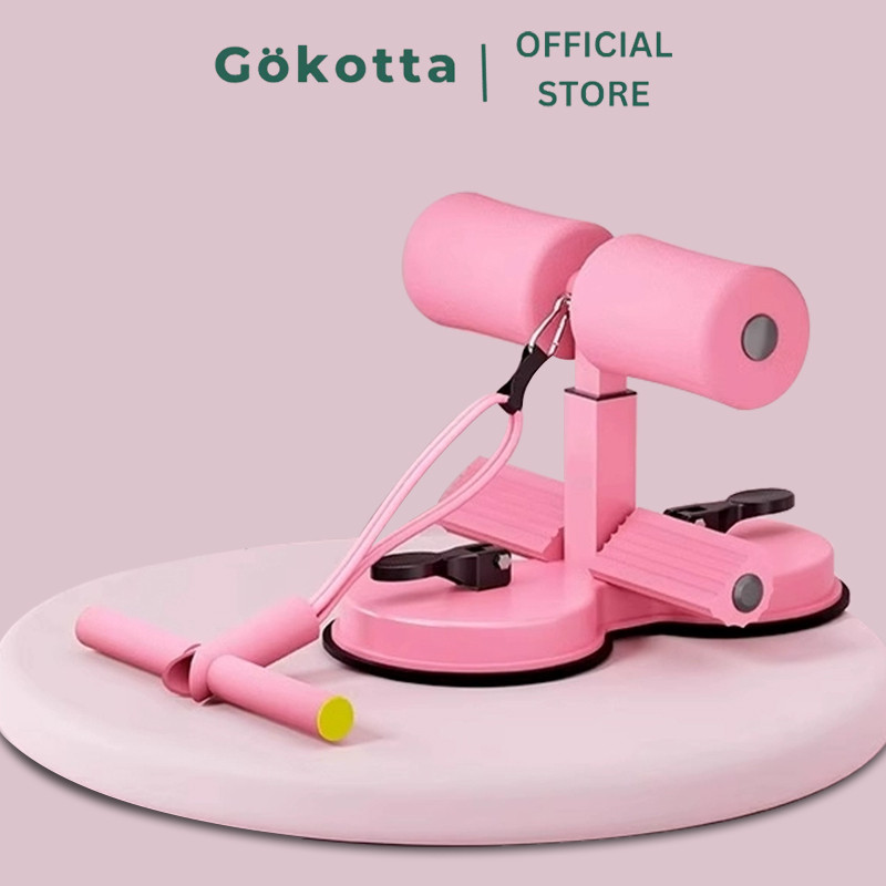 GOKOTTA Alat Sit Up Stand Portable Penyangga Kaki Gym di Rumah Praktis-KuatTali Resistance Band Alat Olahraga Penahan Kaki Holder Fitness Portable | Alat Sit Up Stand Portable