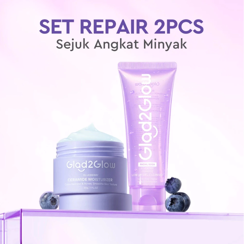 Glad2Glow Blueberry Ceramide Low pH Cleanser