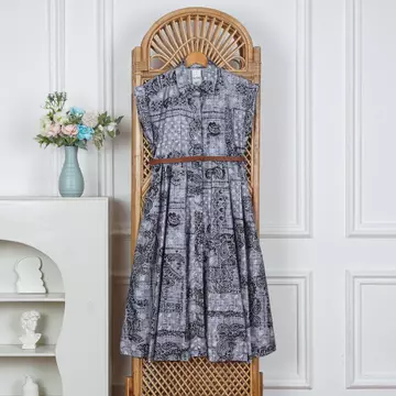 NJW Dress Wanita HARNI Midi Dress Gaun Wanita Gaun Wanita