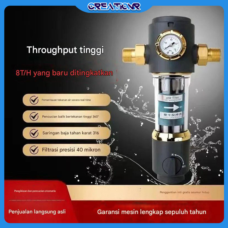 Jual Filter Air Tanpa Ganti Filter/Filter Rumah Universal/Pemurni Air ...