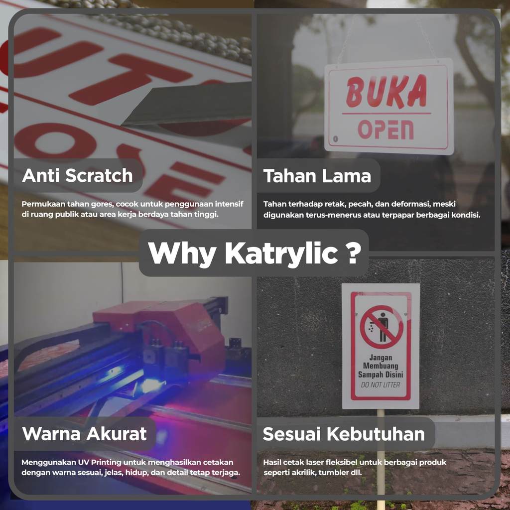 Jual Rambu Lalu Lintas Masuk (In) dan Keluar (Out) Katrylic / 30 x 45 ...