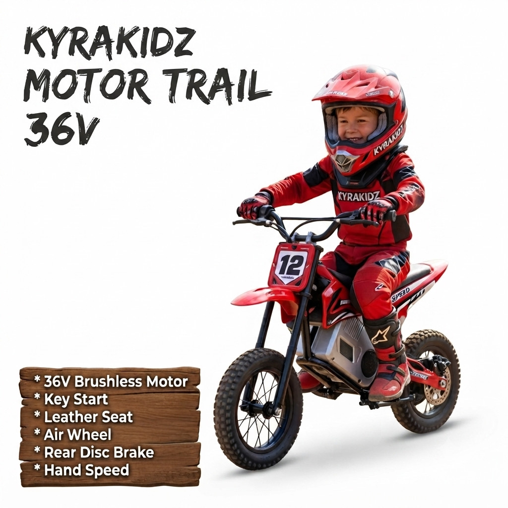 Motor Anak | Motor Trail Anak | Motor Anak Laki Laki - Mini Trail Aki Kyrakids Toys Driver