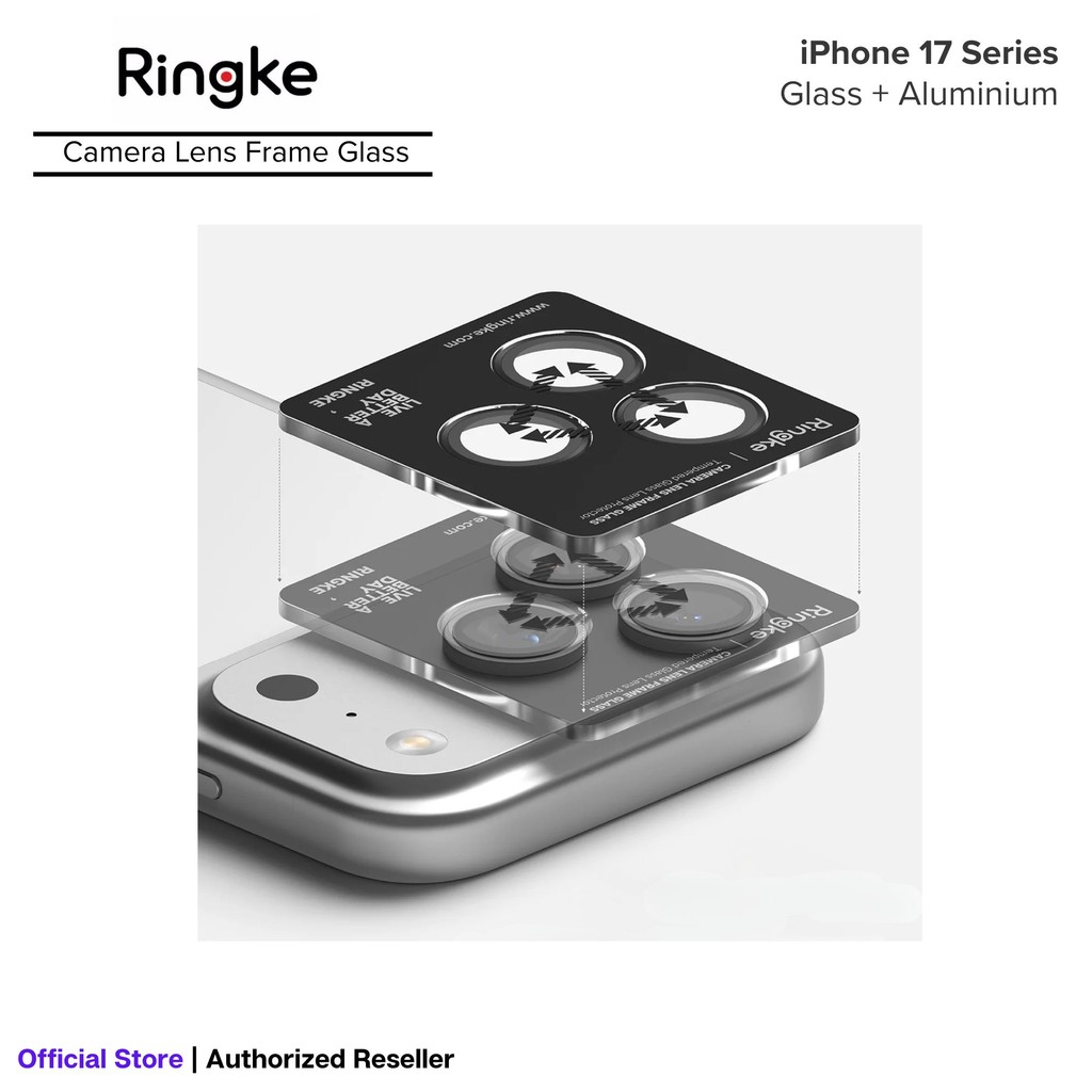 Jual RINGKE Camera Lens Frame Glass Protector for iPhone 17 / 17 Air ...