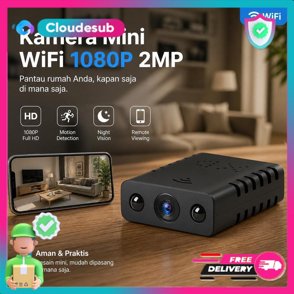 Jual Kamera Mini Spy Cam Kecil Camera CCTV Pengintai WiFi Motion ...