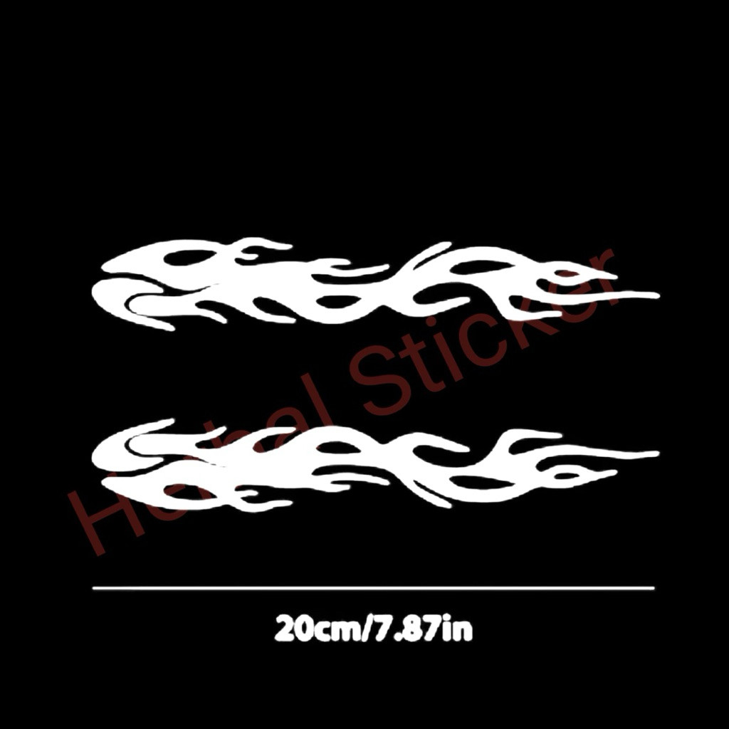 Jual Sticker Cutting Logo Kepala Ular Kana Kiri Stiker Cuting Api ...