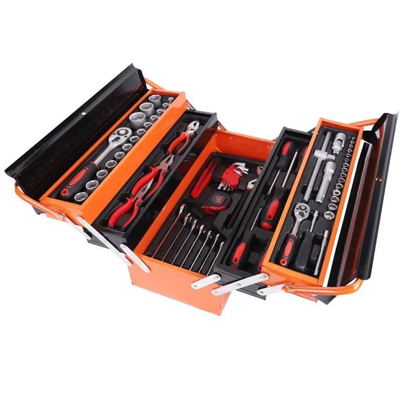Jual 168pcs Hardware Tool Set With Handheld 5 Layer Metal Box For Home ...