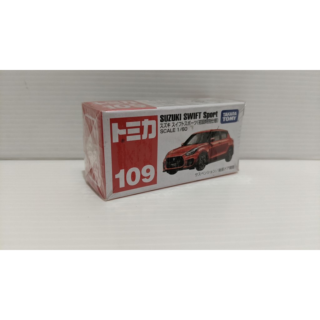 Minicar Suzuki Swift Sport Première édition Rouge Tomica N°109 - Occasion, Boîte Ouverte, Japon