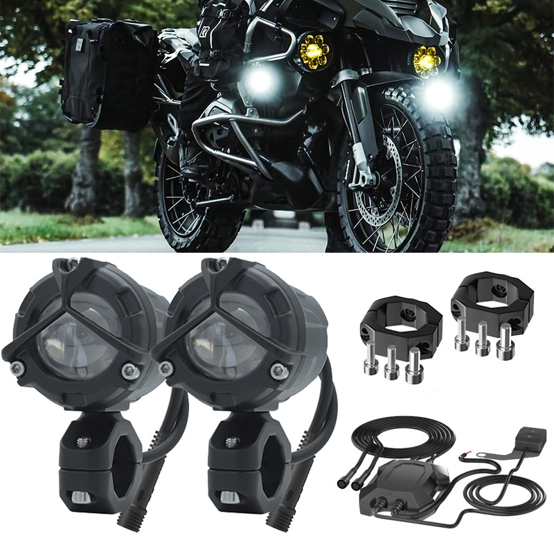 Jual LED Fog Lights Spotlight Bar for Car Motorcycle ATV Work Light ...
