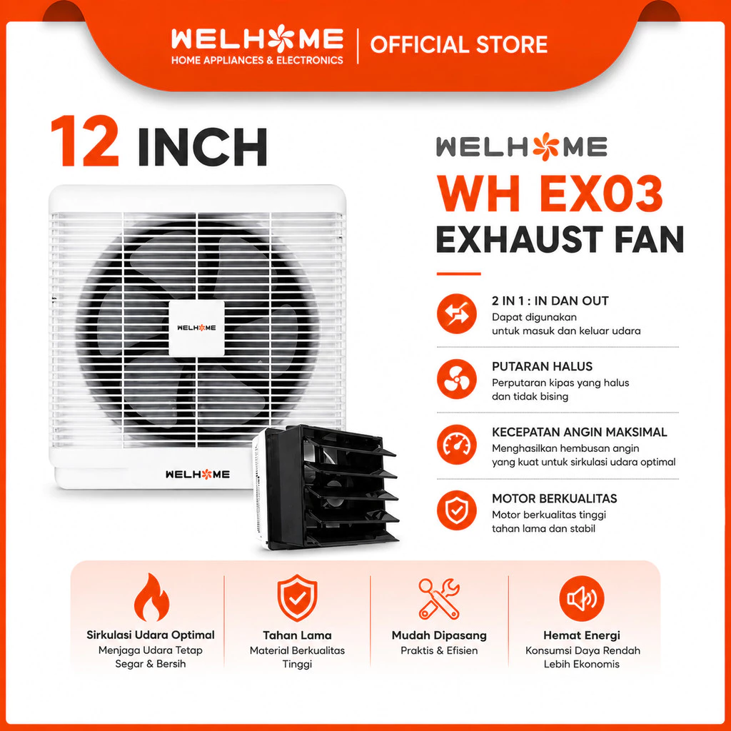 Exhaust Fan WELHOME WX03