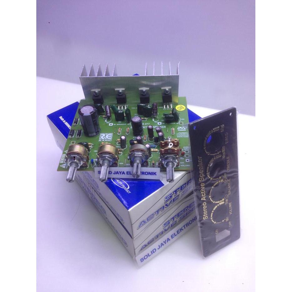 Jual KIT POWER AKTIF STEREO 200W TDA2003 200 WATT TDA 2003 ACTIVE RANIC ...