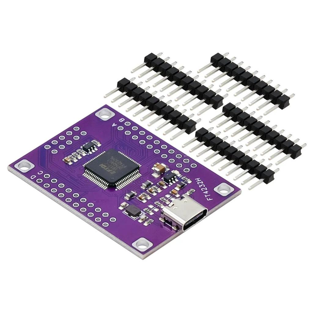 Jual FT4232 Four-annel TYPE-C to Serial Port UART/SPI/I2C/JTAG/RS232 ...