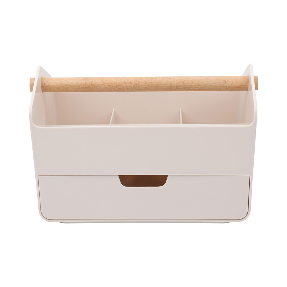 Jual Informa 23x14.5 cm Rhea Organizer Meja Dengan 1 Laci - Krem Beige ...