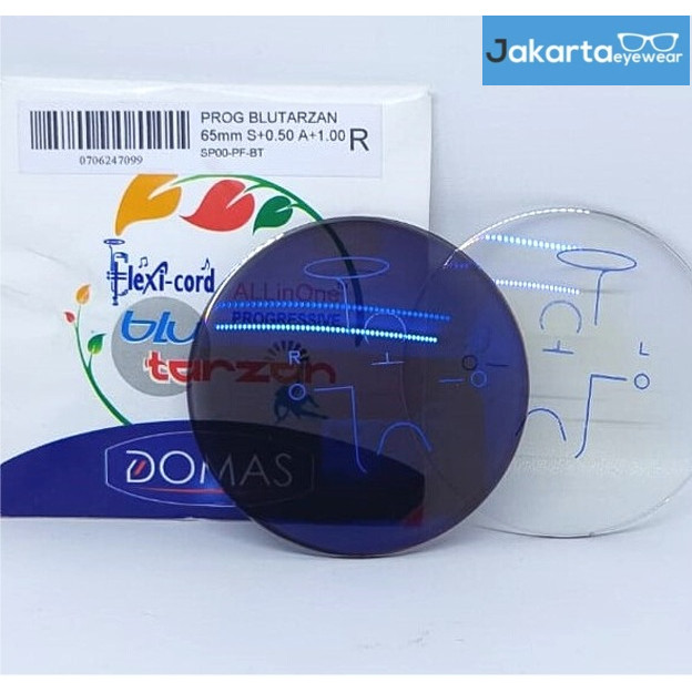Jual Lensa Progressive Domas Flexi Blutarzan Bluechromic Taft ...