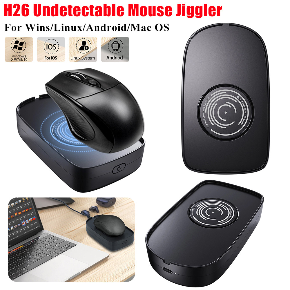 Jual H26 Mouse Jiggler Undetectable Auto Mouse Movement Simulator ...