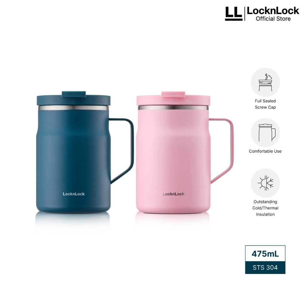 Jual SORA - LocknLock Tumbler Metro Sealed Mug 475ml - LHC4263 - Termos ...