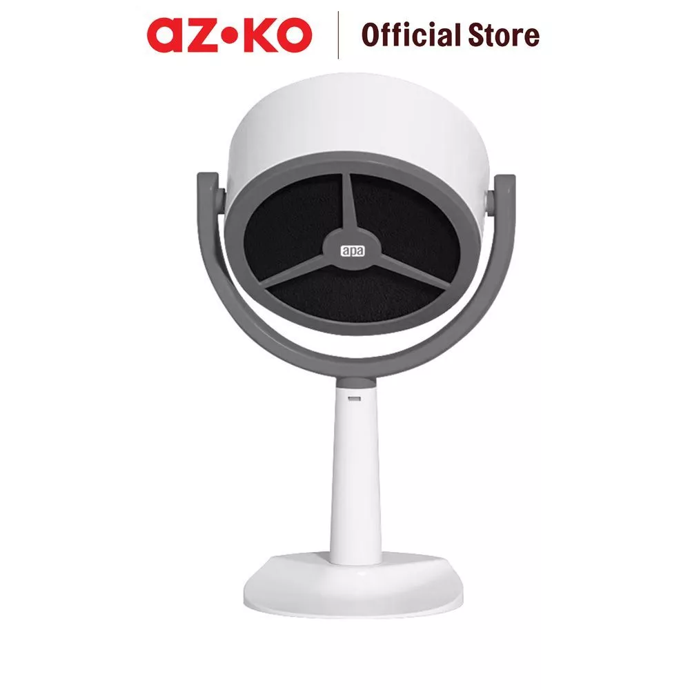 AZKO APA Penghisap Asap Portable Rechargeable 8 Watt - Putih Ventilasi Dapur Penyedot Masak Perlengkapan - foto 1