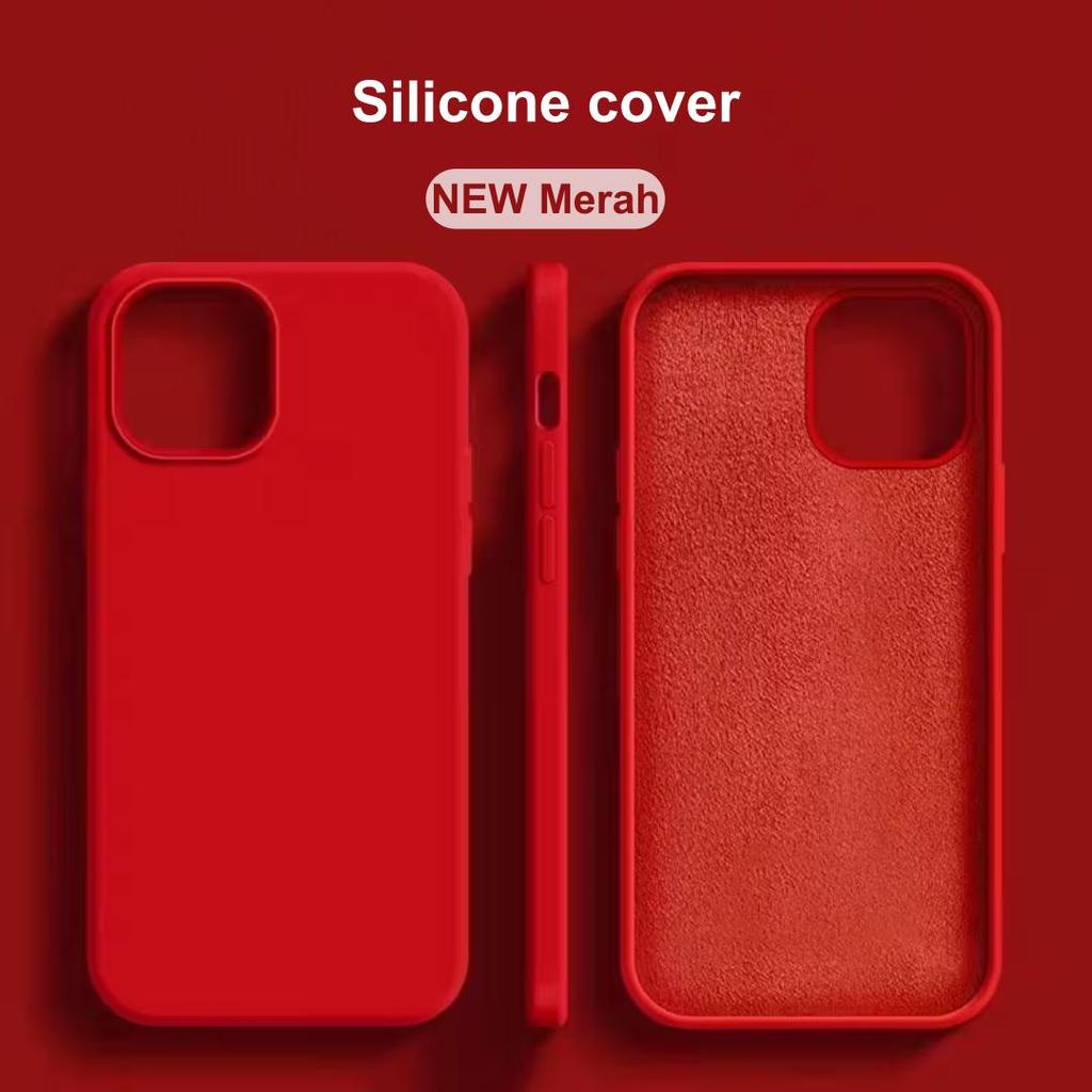 Jual Merah Mewah: Casing Polos Lembut Skin Feel, Bebas Logo, Tahan ...