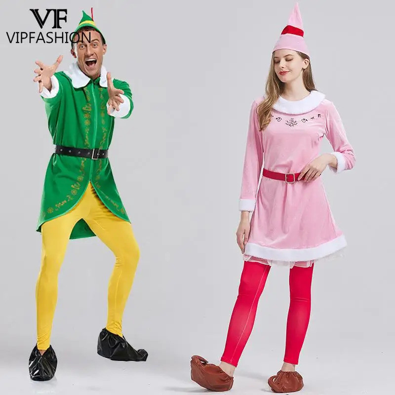 strapless open back dress Pink 1950s Christmas Elf Plush-Edged Dress Set main image 0