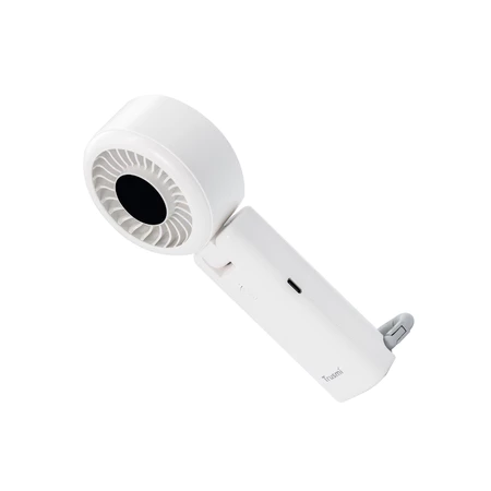 Handheld Fan Foldable Digital Display High Speed with Finger Ring