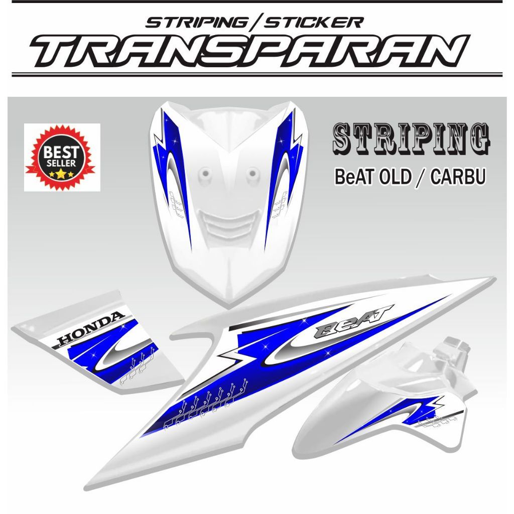 Jual STIKER VARIASI STIKER KEREN VARIASI BEAT OLD BEAT KARBU POLET ...