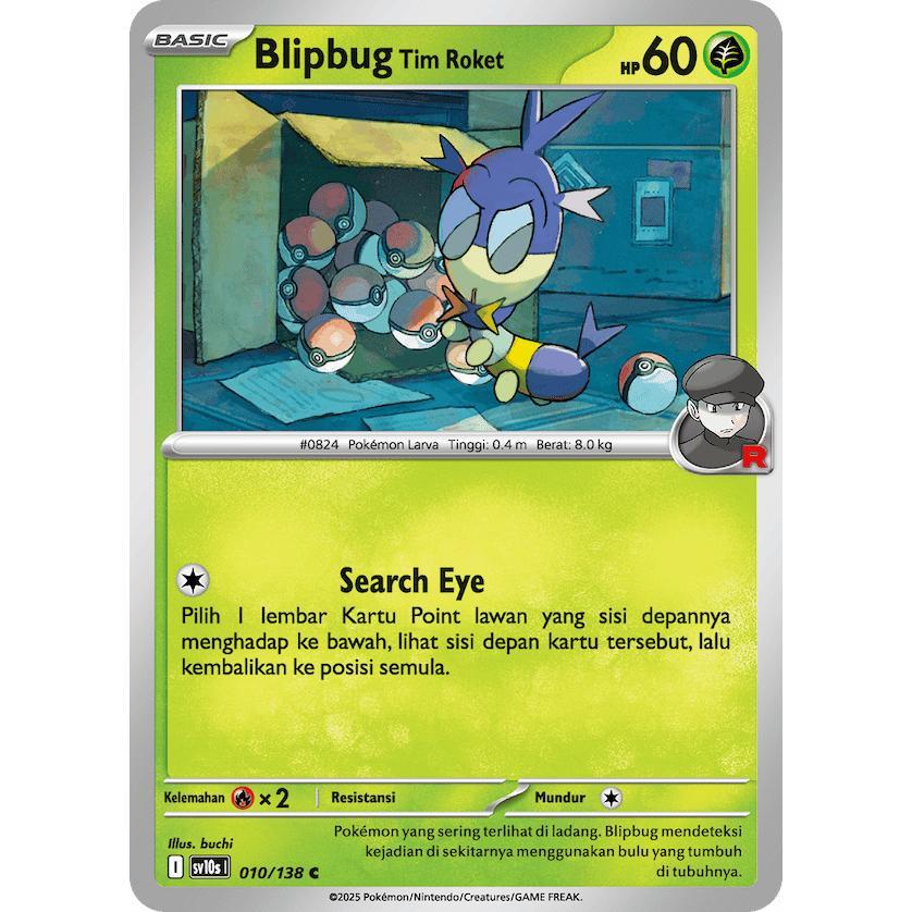 Jual TCG Blipbug Tim Roket 009/138 SV10s Kehadiran Juara KARTU CARD ...