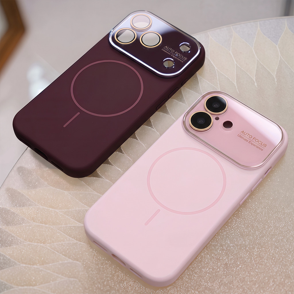 Casing Pelindung Silikon Nyaman Di Kulit Tahan Panas Anti Jatuh, Cocok Untuk IPhone 13 14 15 16 17 18 Pro Max, Kompatibel Pengisian Magnetik, Dilapisi Kain Lembut Anti Gores, Perlindungan Kaca Kamera