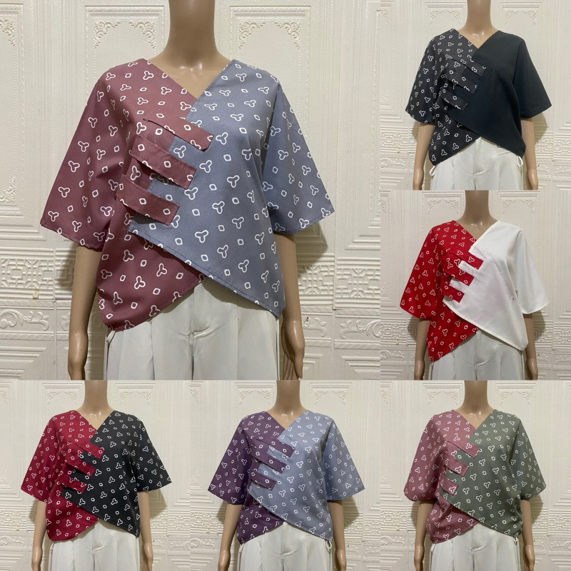 Jual Terlaris Outer jumputan kekinian / Baju jumputan model baru ...