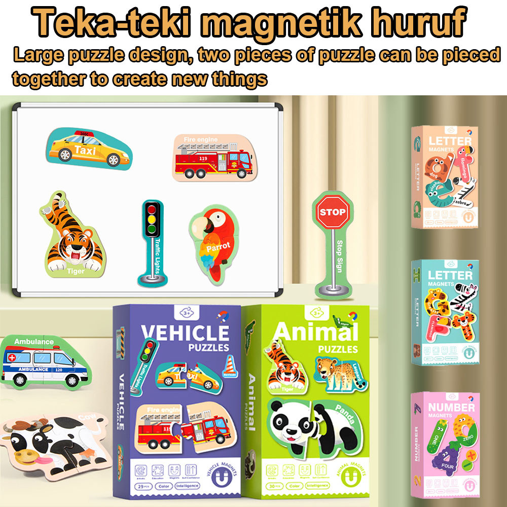 Jual Mainan Number Huruf Magnet Angka Kulkas Lucu Alphabet | Shopee ...
