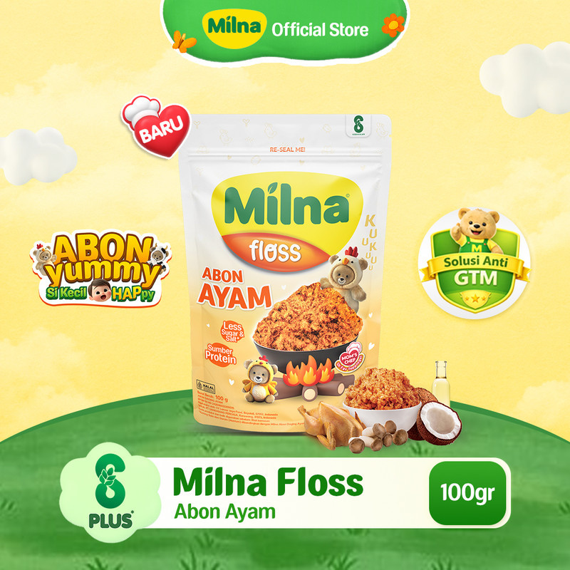 Jual Milna Floss - Abon Daging Ayam MPASI Bayi | Shopee Indonesia
