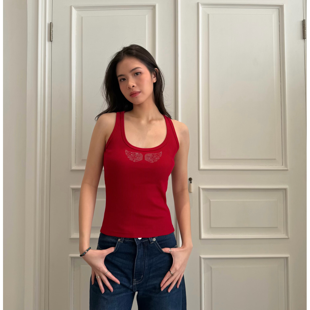 Jual UR MOM - Mercy Wings Long Tank | Shopee Indonesia