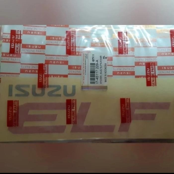 Jual STICKER STIKER SETIKER PINTU ISUZU ELF ORIGINAL (HARGA 1PC ...