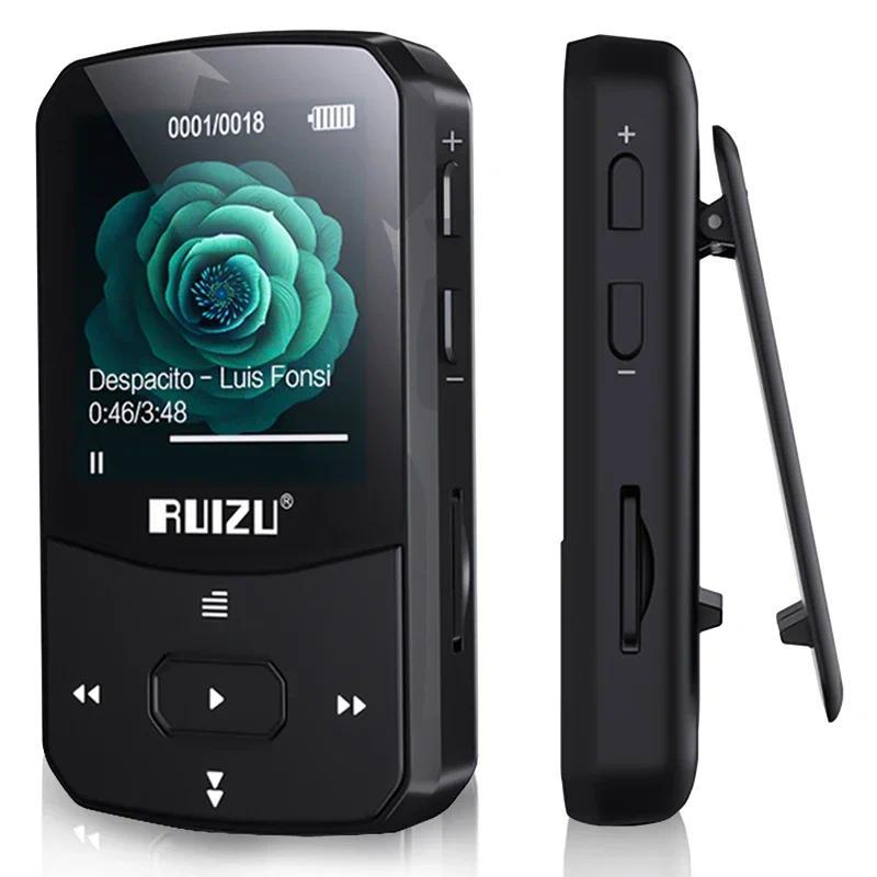 Jual X52 Orange MP3 Player Bluetooth Sport with Clip , 1.5” TFT Color ...
