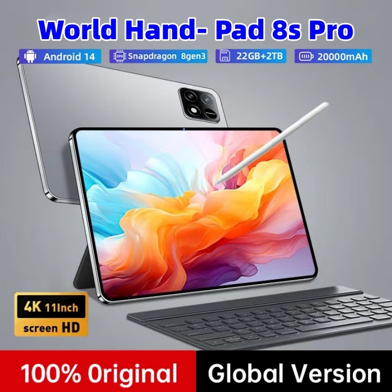 Jual 2026 Latest Global First Tablet Pad Android 14 Snapdragon 8Gen3 11 ...
