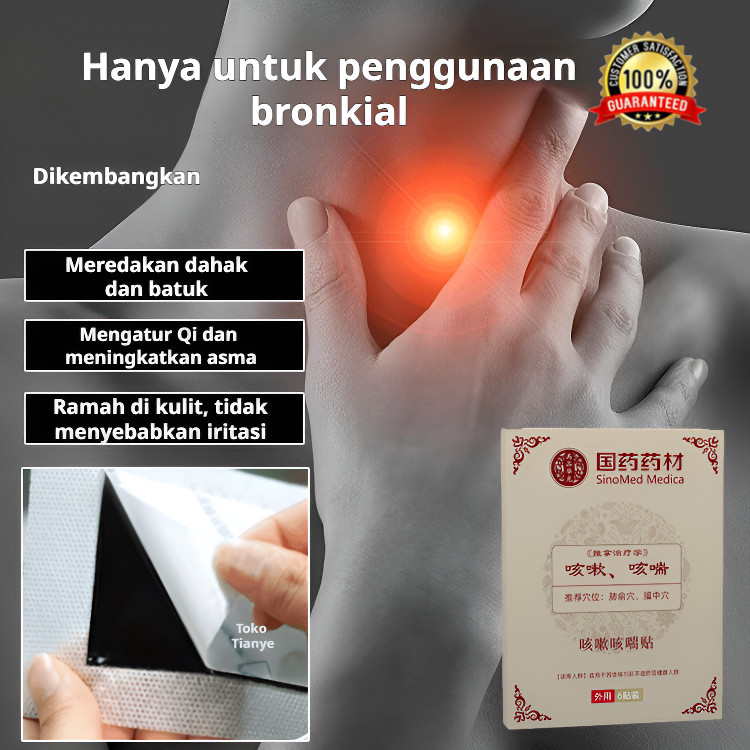Jual [COD+Beraksi Cepat] HerbalSoothing Cough Relieving Patch / Herbal ...