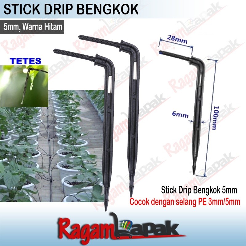 Stik Drip Bengkok / Bend Arrow Dripper Micro / Irigasi Tetes