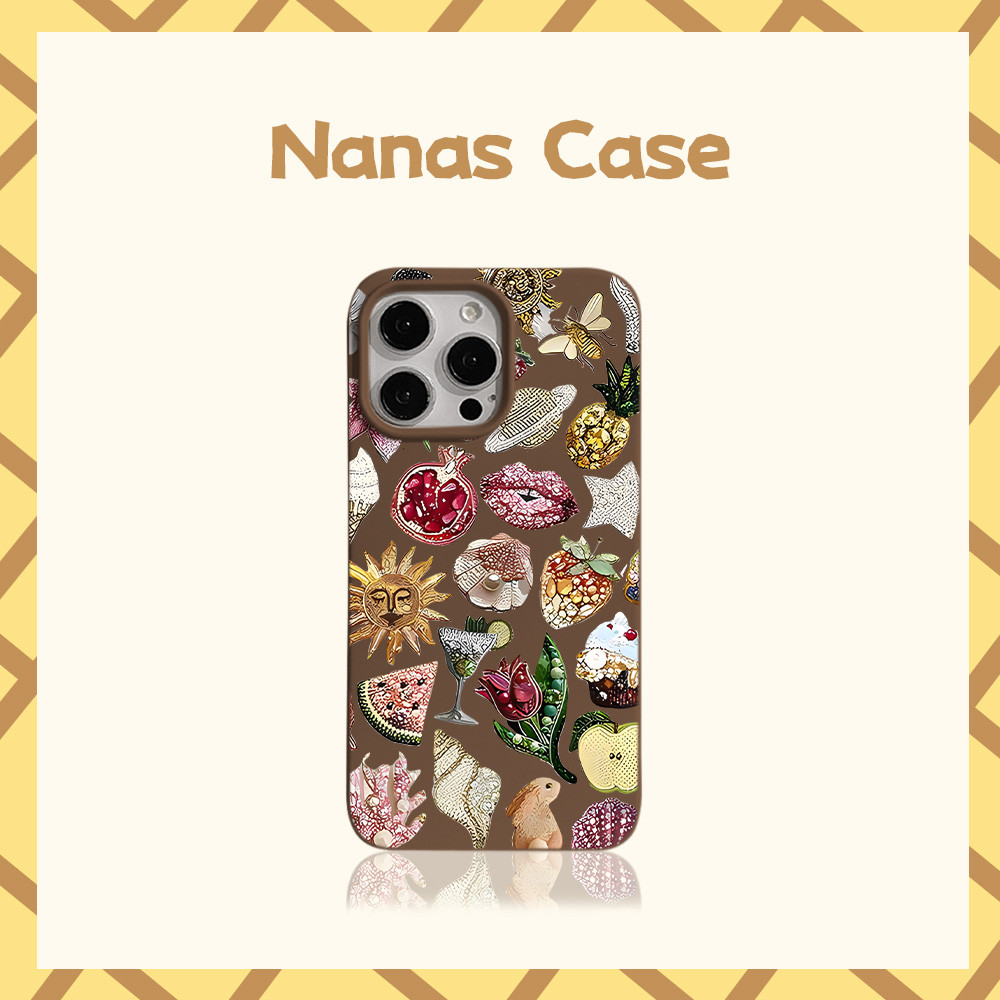 Jual NANAS CASE Half Pack Silicone Vibrant Collage Casing for iPhone 11 ...