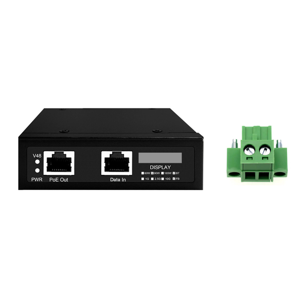 Jual 2.5G/10G OLED Industrial Passive POE injector |60/90/240/320W|802. ...