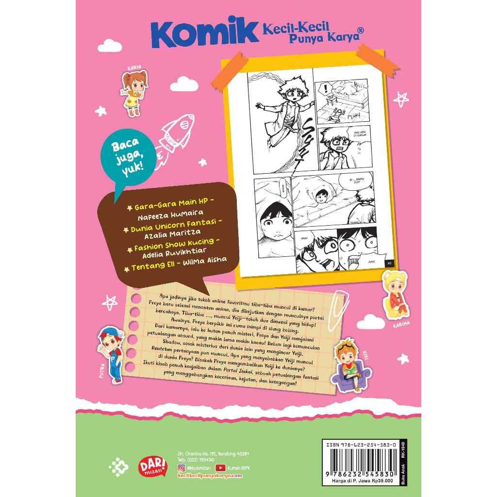 Jual Buku Anak Komik KKPK Roadshow: Portal Isekai | Komik Fantasi Karya ...