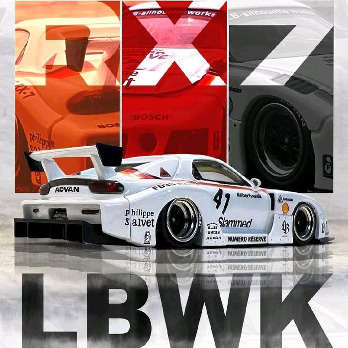 Jual INNO64 LBWK MAZDA RX7 FD3S LB SUPER SILHOUETTE WHITE BEST | Shopee ...
